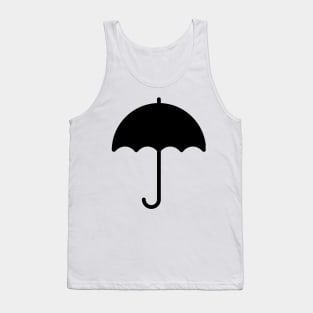 Black Umbrella Tank Top